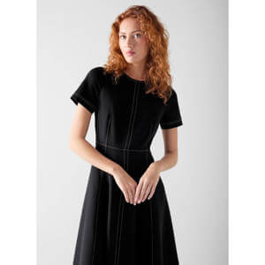 L.K. Bennett Eugine Navy Dress